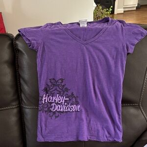 Harley-Davidson Purple Graphic Tee